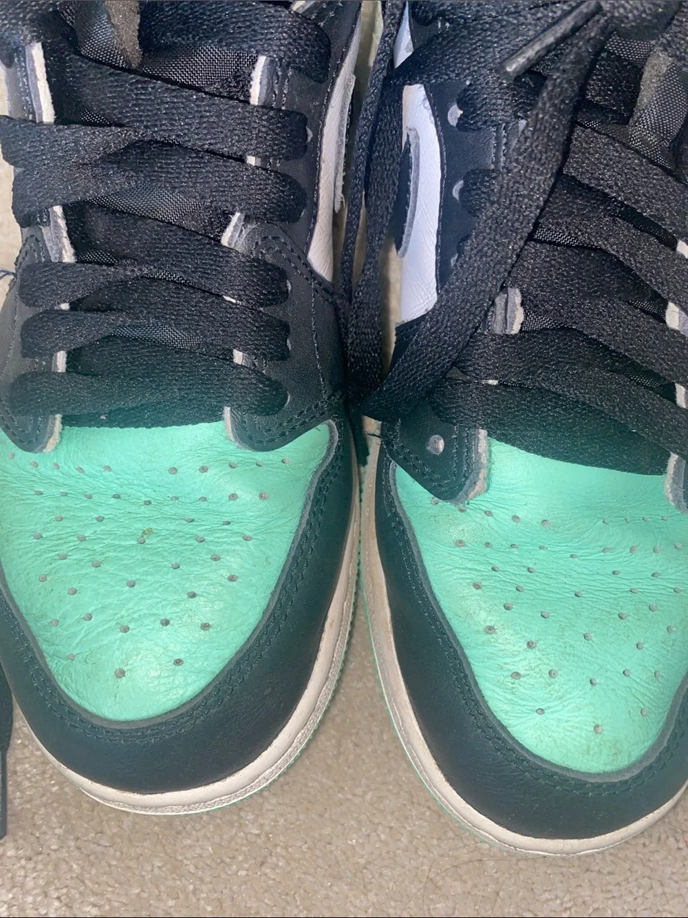 Jordan Kids High-Top Sneakers - Mint/Black/White